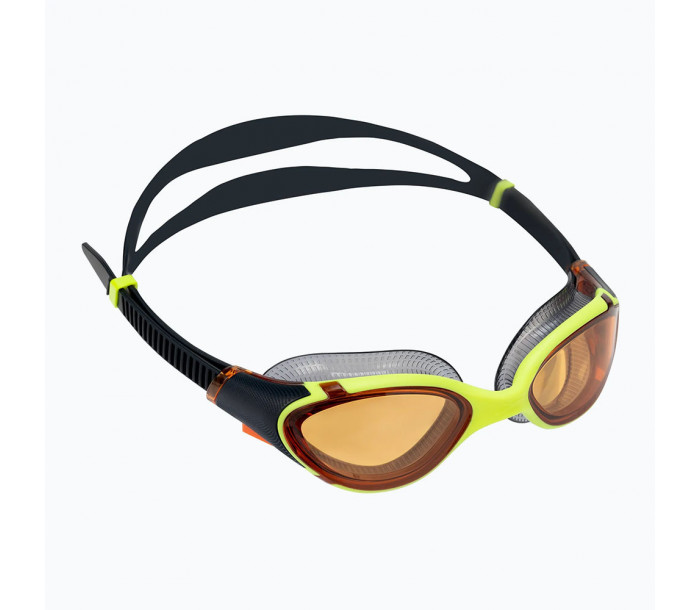 Очки для плавания "SPEEDO Biofuse 2.0", 8-00233214507, ОРАНЖЕВЫЕ линзы, жёлтая оправа